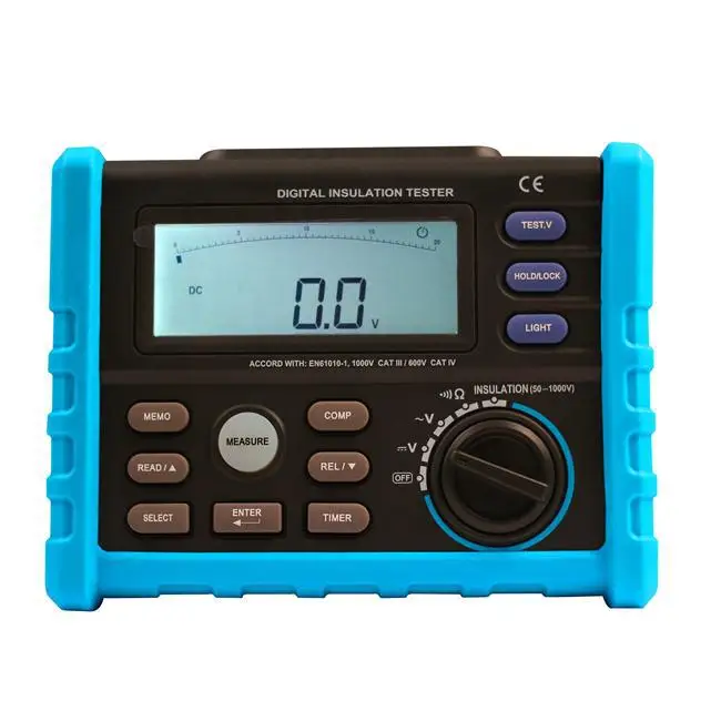 Профессии цифровой высокой Напряжение изоляции Тесты метр с 50 100 В Выход