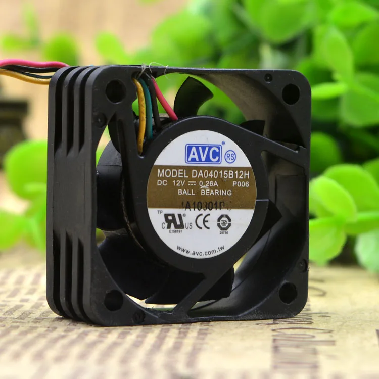 AVC 4CM 4015 12V 0.26A DA04015B12H 4 линии PWM контроль температуры охлаждающий вентилятор |