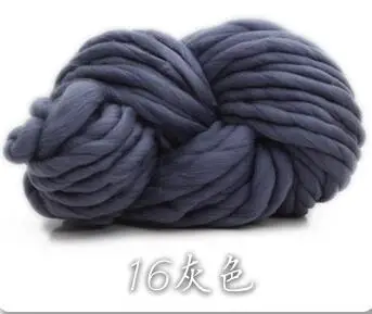 Фиолетовый 250 г* 1 пряжа из мериносовой шерсти, супер толстая акриловая смешанная пряжа, можно вязать одеяло из мериносовой шерсти, пряжа для вязания крючком - Цвет: Фиолетовый