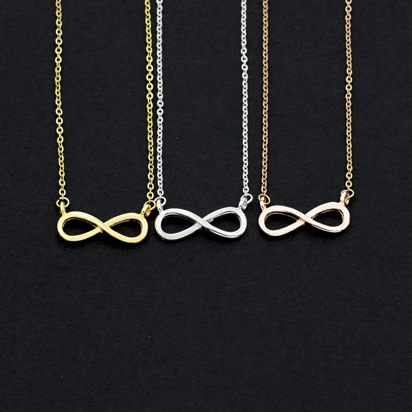 V Attract Commitment Jewelry infinity Choker Necklace Wedding Bridesmaid Gift Fashion Simple Statement Kolye|statement necklace|necklace