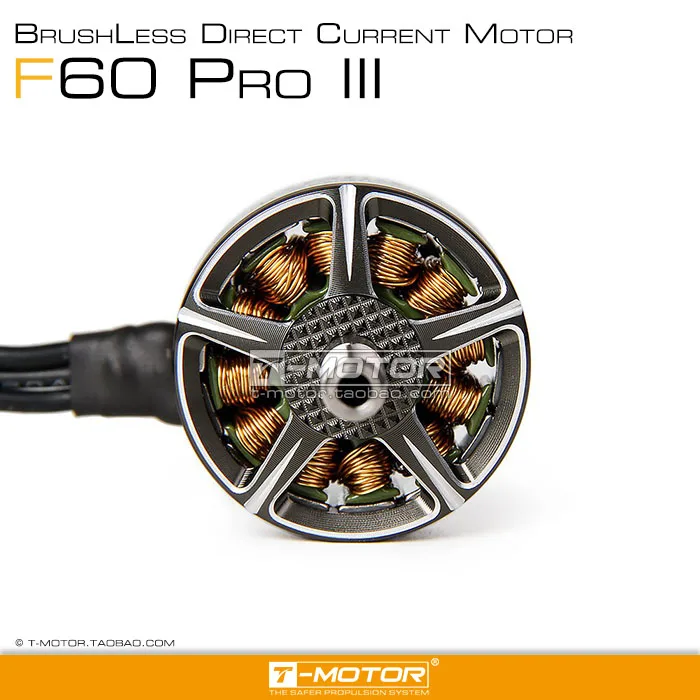 Т-Мотор tмотор F60 PRO III 2207 1750/2500/2700kv бесщеточный Электрический мотор для FPV