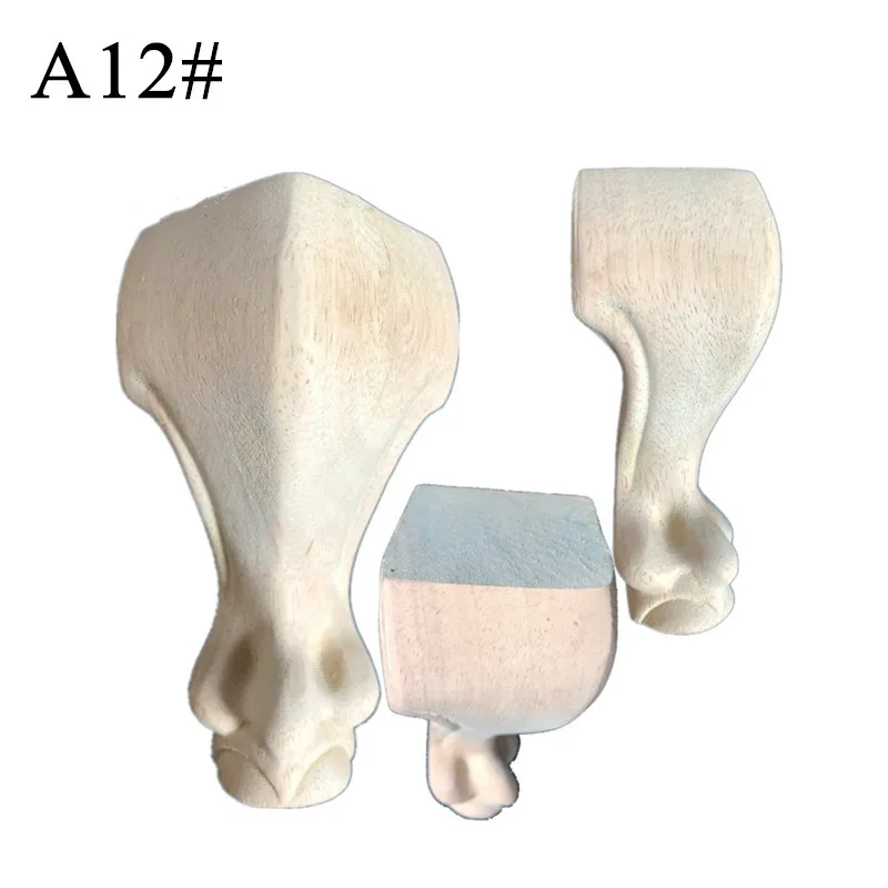 Простой дуб дерево Европейский резьба мебель ноги твердые ТВ Кабинет ног