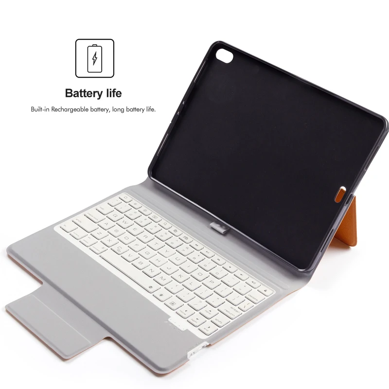 Все-в-одном дизайн тонкий bluetooth клавиатура чехол для iPad Pro 1", 7 цветов подсветка Беспроводная клавиатура Тонкий+ смарт кожаный чехол