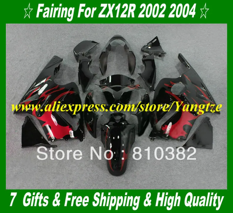 Набор обтекателей под давлением для KAWASAKI Ninja ZX12R 02 03 04 05 ZX 12R 2002 2004 2005 стандартный