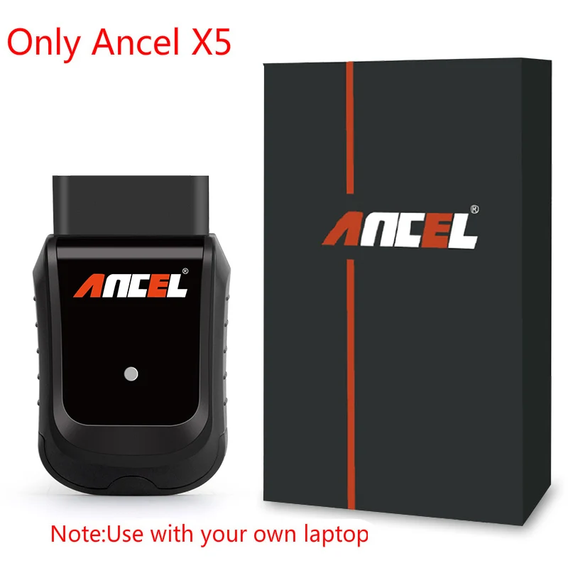 Only Ancel X5 OBD2 OBD полная система Wi-Fi автоматический диагностический Сканнер ancel X5 Easydiag ABS SRS EPB DPF инструмент сброса масла ECU кодирование сканирующие инструменты - Цвет: Only Ancel X5
