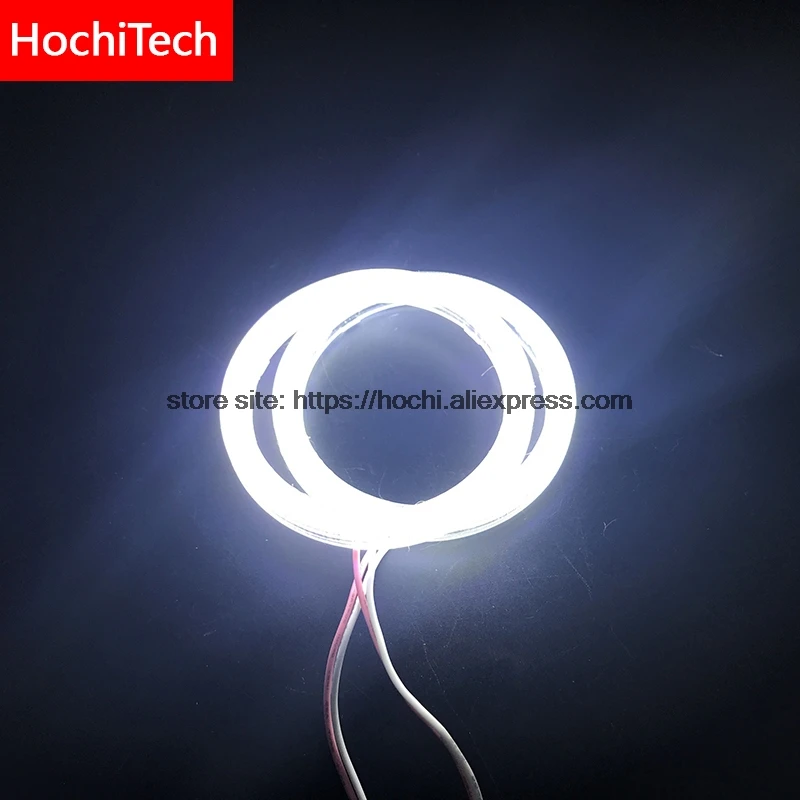 Для SsangYong Kyron 2007 2008 2009 2010 COB Светодиодный дневной светильник Белый Halo Cob Led Angel Eyes