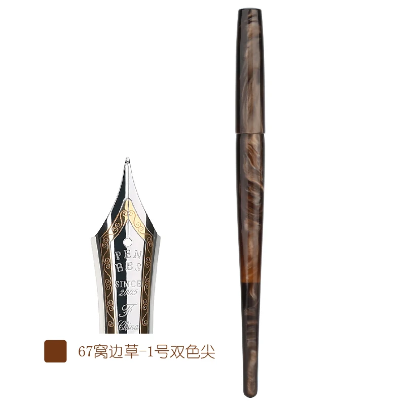 Коллекция! Penbbs 267 вакуумная заполненная авторучка прозрачная смола биколор