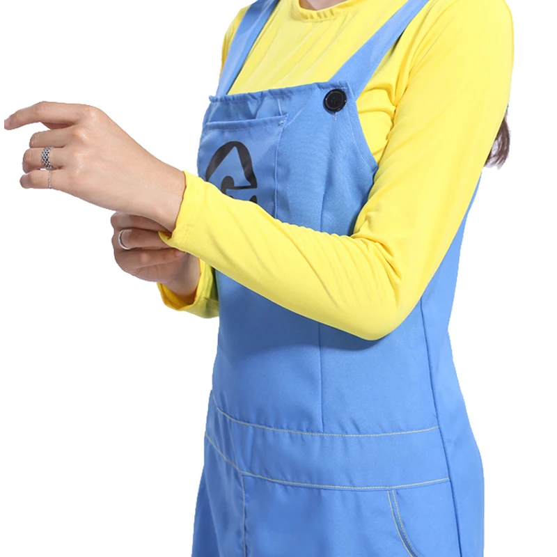 Новинка костюмы для косплея на Хэллоуин с маленькими желтыми людьми взрослых и