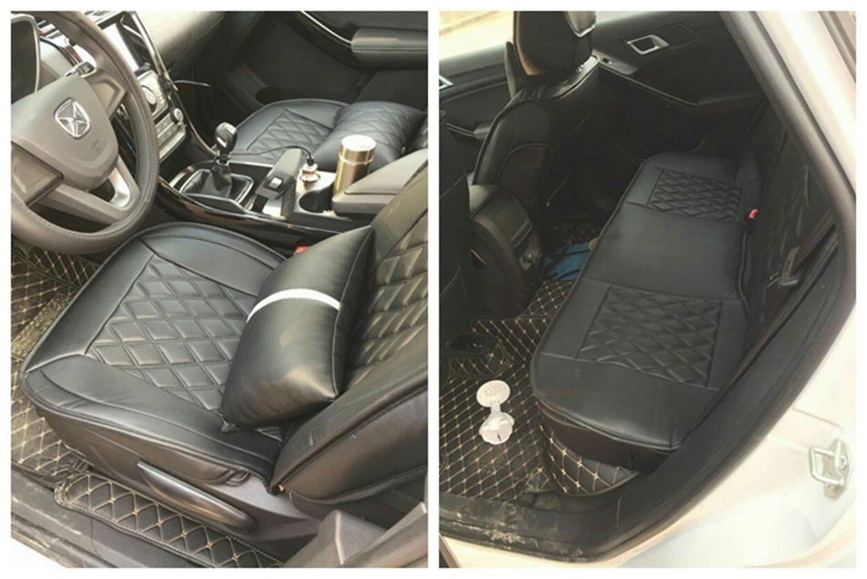Набор чехлов для автомобильных сидений для VW Volkswagen Passat b5 b6 b7 b8 golf 4 golf 5 golf 6 golf 7 polo tiguan touareg Amarok Dacia duster