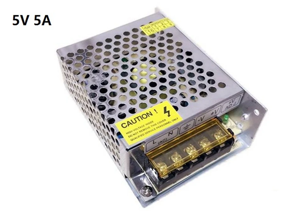 5 V Регулируемый переключатель Трансформатор Питание 5A 10A 20A 30A 40A 60A AC/DC 25 W 50 W 100 W 150 W 200 W 300 W драйвер для светодиодный полосы