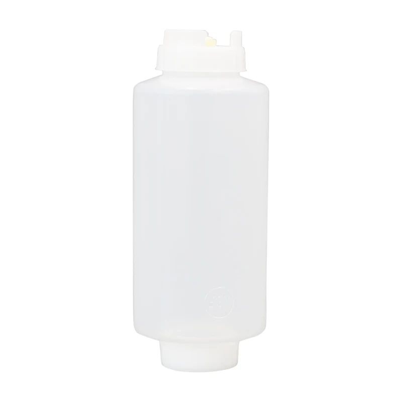12-32oz FIFO первый в первый из коммерческий двойной выдавливать пластиковая бутылочка для соуса - Цвет: 32oz  946ml