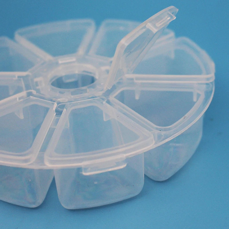 8 круглых алмазных вышивальных коробок с сетками алмазный инструмент для