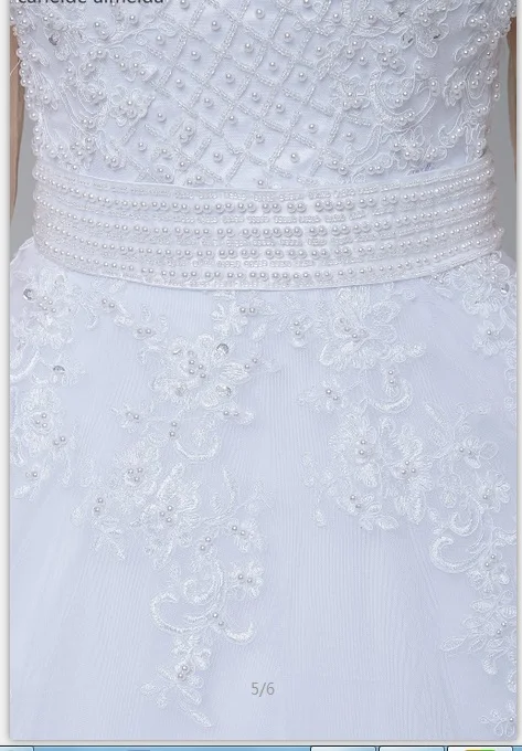 Vestidos de Novia свадебное платье с круглым вырезом кружевное 396 | Свадьбы и торжества