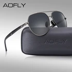 Мужские солнцезащитные очки AOFLY, винтажные брендовые поляризационные очки оригинального дизайна, очки для вождения, аксессуары