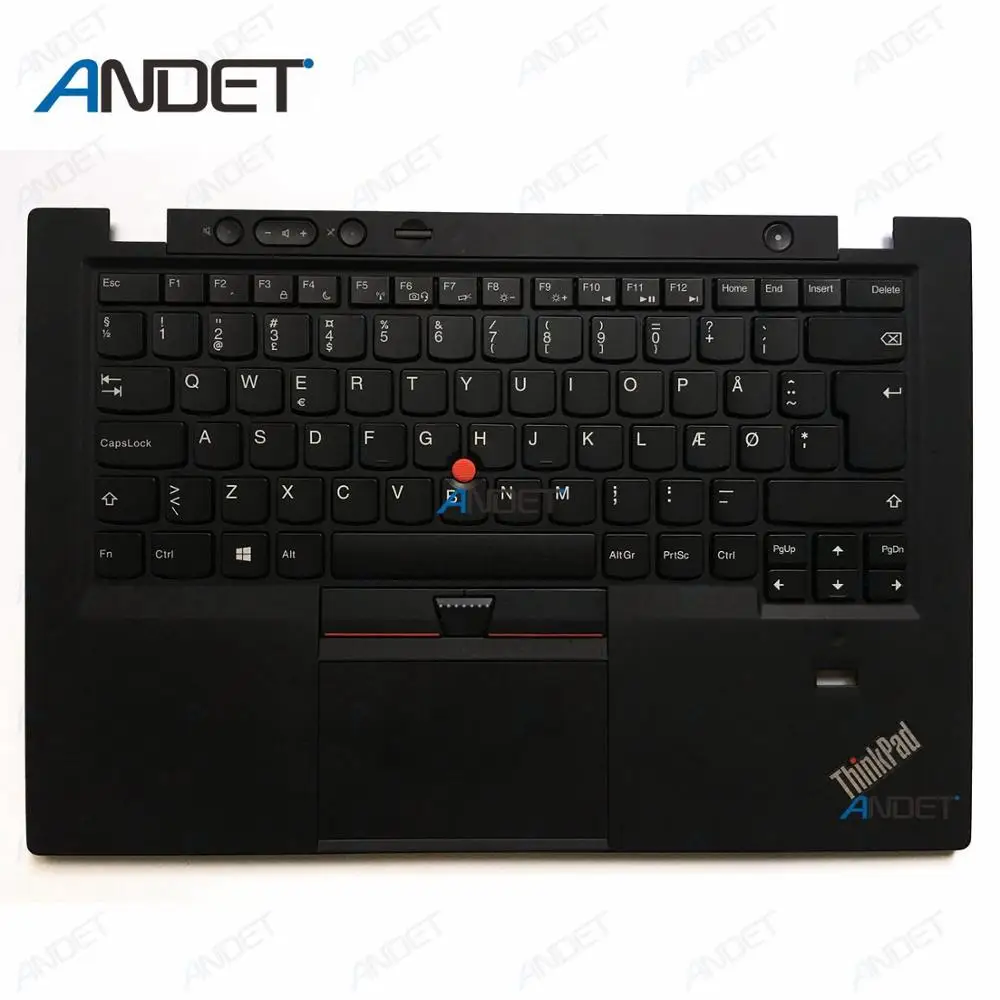 DEN Для lenovo ThinkPad X1 Carbon 1st Gen 34XX клавиатура Упор для рук крышка Сенсорная панель FRA SWE DEN 00HT064 00HT011 00HT009 - Цвет: DEN