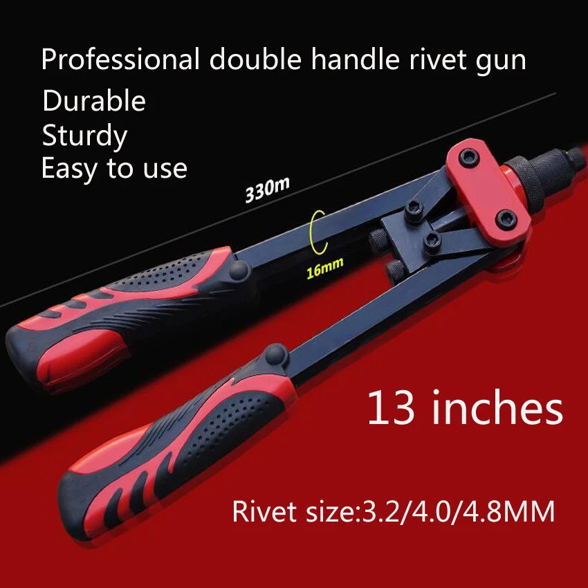 High quality heavy duty industrial blind Rivet Guns Manual Riveter Double Handles Nail Gun Hand Riveter Screw Gun Rivet Gun
