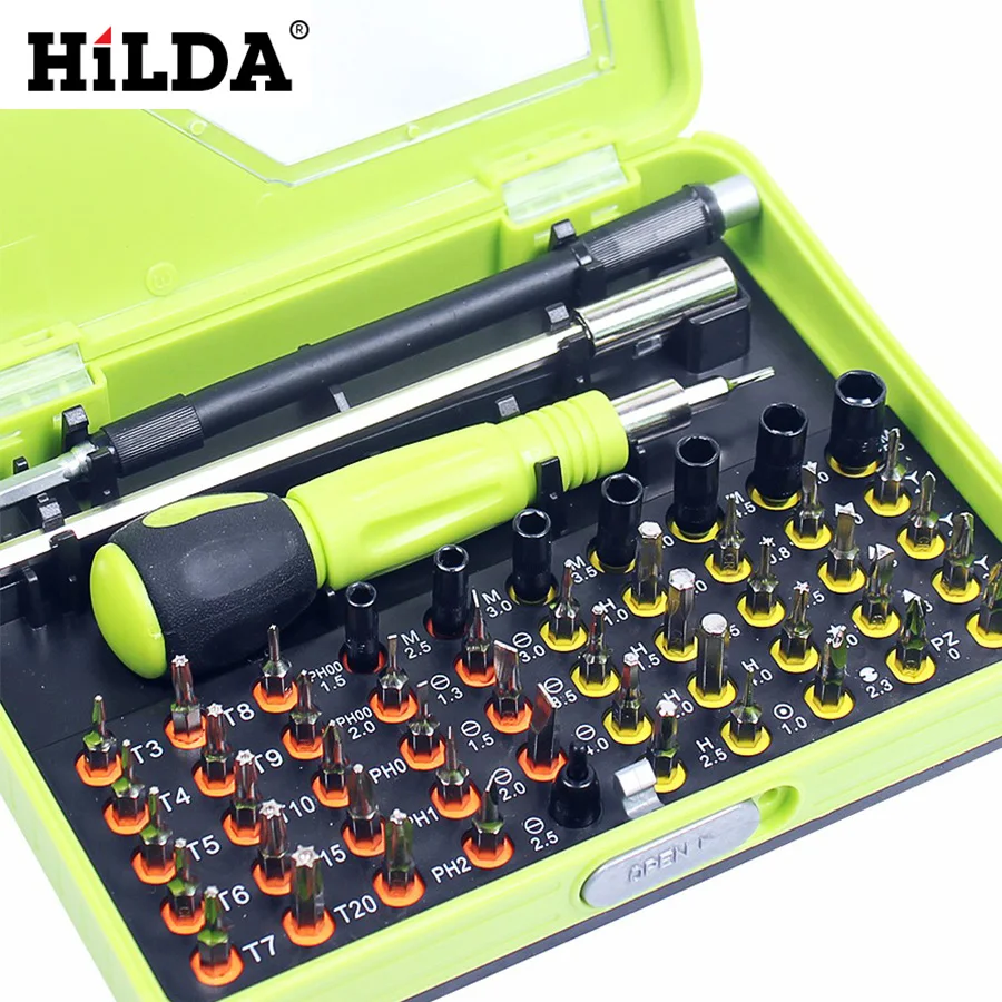 53 в 1 набор прецизионных многофункциональных магнитных отверток|53 in|53 in 1set bit |