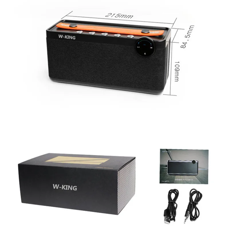 W-KING 25W APP Bluetooth Speaker X10 Portable Wireless Bass Sound Subwoofer Powerful Home Box | Электроника