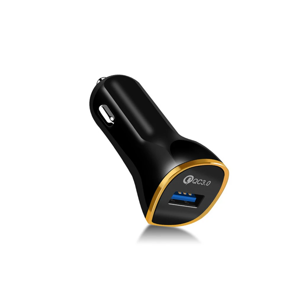 Автомобильный Зарядное устройство QC 3,0 адаптер быстрой зарядных порта Usb для автомобиля Зарядное устройство 3.1A зарядных порта USB для автомобиля Зарядное устройство Комбинации комплект с 3-в-1 быстрое автомобильное кабель для зарядки телефона - Plug Type: white