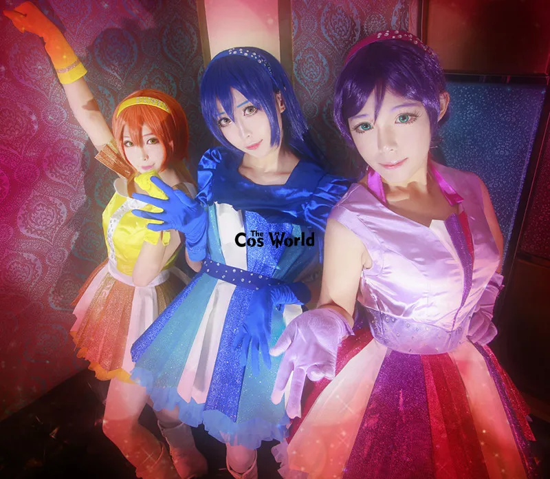 Love Live School Idol Project Lily White Tojo Nozomi Sonoda Umi Hoshizora Rin Топы платье униформа наряд аниме