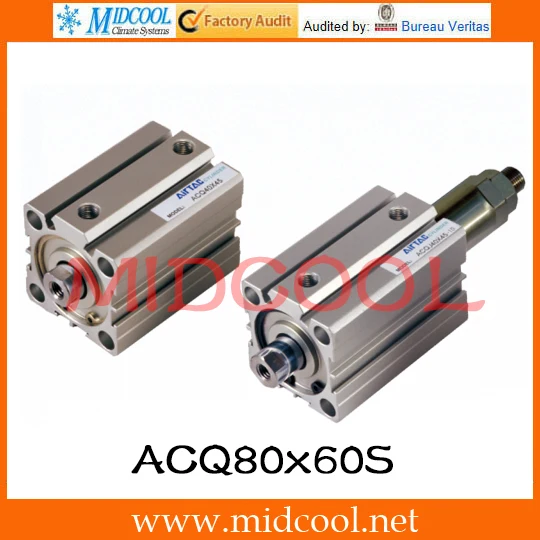 Original AirTAC Compact cylinder ACQ Series 80*60-S | Pneumatic Parts