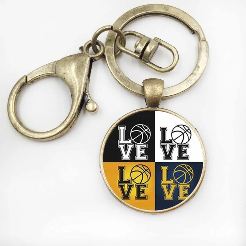 Брендовая одежда с надписью Keep Calm and любовь брелок &quotБаскетбол&quot