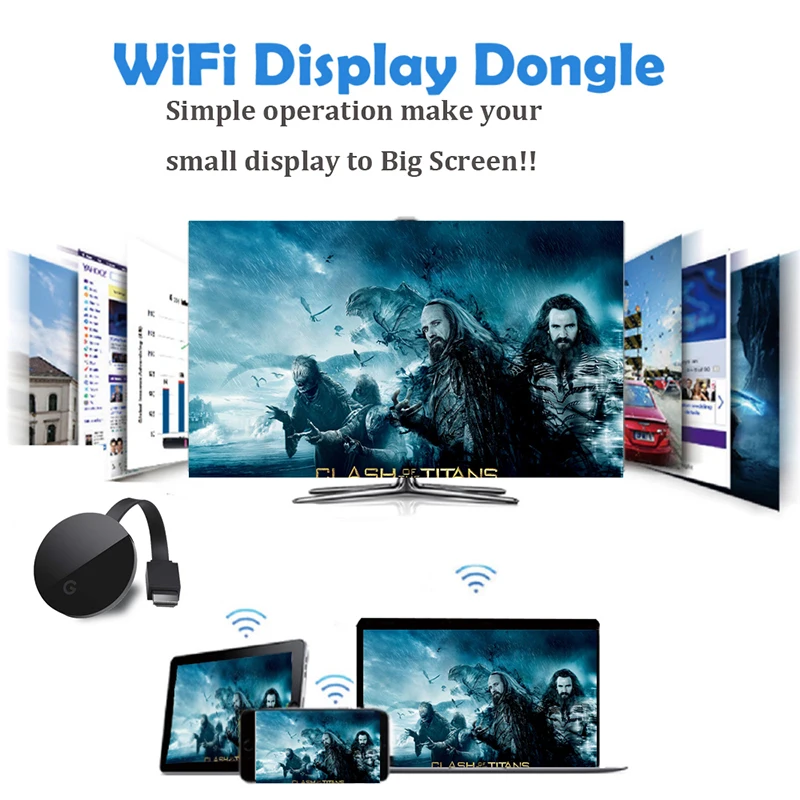 Горячий HFLY yehua G5 2 4G WIFI HDMI ключ ТВ приставка android для crome cast para tv Поддержка