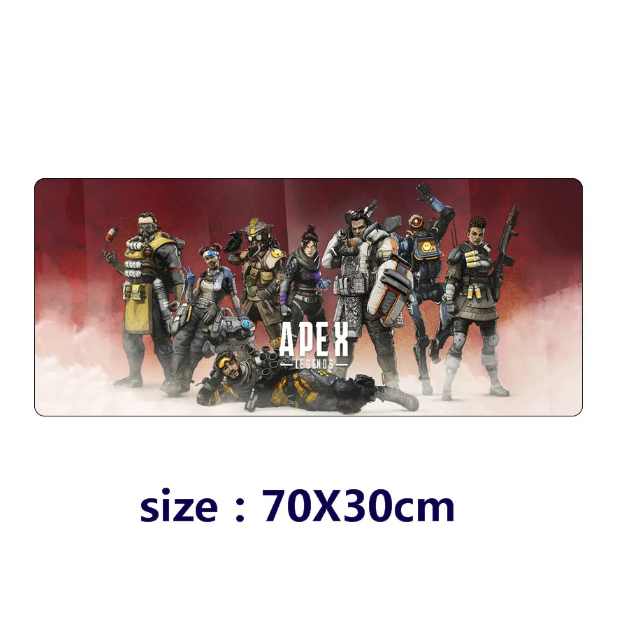 NO.8 Большой размер XL 70x30 см Apex Legends резиновый игровой коврик для мыши для ПК компьютера ноутбука коврик для мыши геймерские коврики для мыши Настольный коврик для клавиатуры - Цвет: NO.8