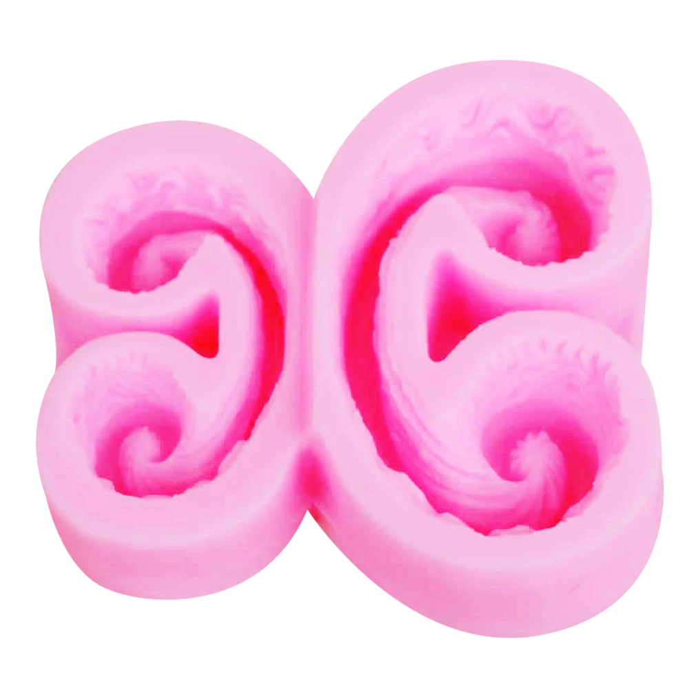 DIY European Relief Cake Border Silicone Molds Wedding Fondant Decorating Gumpaste Chocolate Cupcake Moulds M701 | Дом и сад