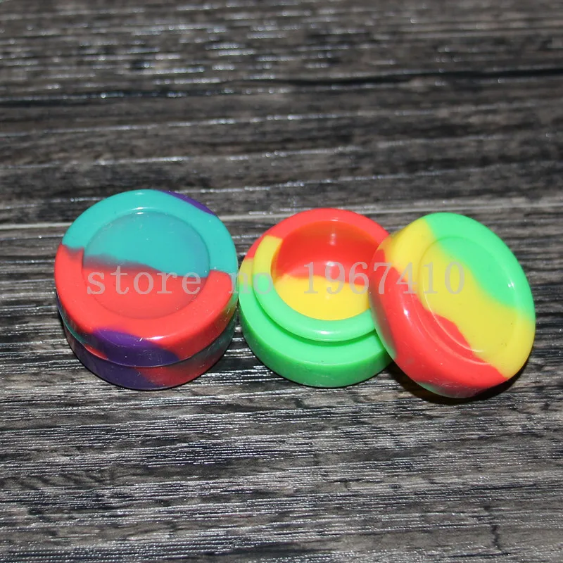 Воск контейнеры силиконовые коробка кремния контейнер dabber еда вощеной банки