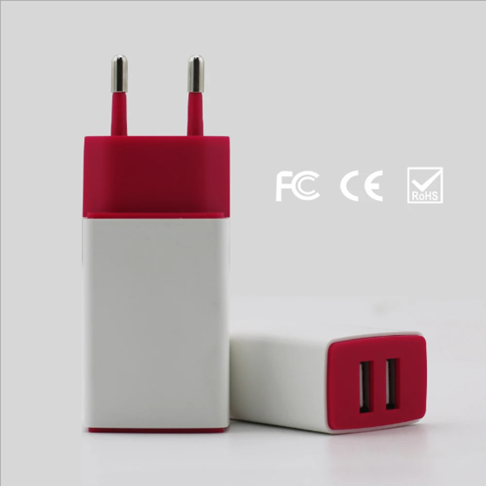 Универсальное зарядное устройство с разъемом USB EU для быстрой зарядки