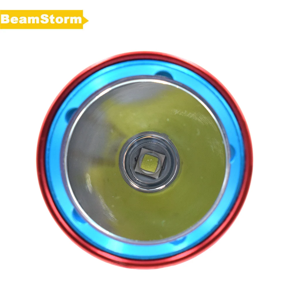 Beamstorm dv45 Водонепроницаемый 50 м Плавная затемнения Дайвинг светодиодный фонарик