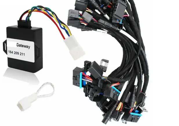 12 кабелей EIS/ELV тестовые кабели для M-ercedes для B-enz работает вместе с VVDI MB BGA инструмент с G-ateway 164 209 211 адаптер