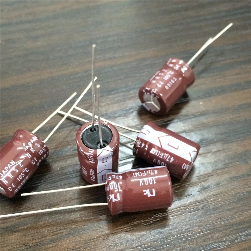 10 шт. 47 мкФ 100 в Япония NIC NRSZ серии 10x16 мм очень низкое сопротивление 100V47uF
