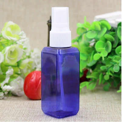 50ml 50 г/мл прозрачный пластиковый квадрат духи в аэрозольной упаковке во флаконах Косметическая Вода пустые парфужные контейнеры - Цвет: 50ml