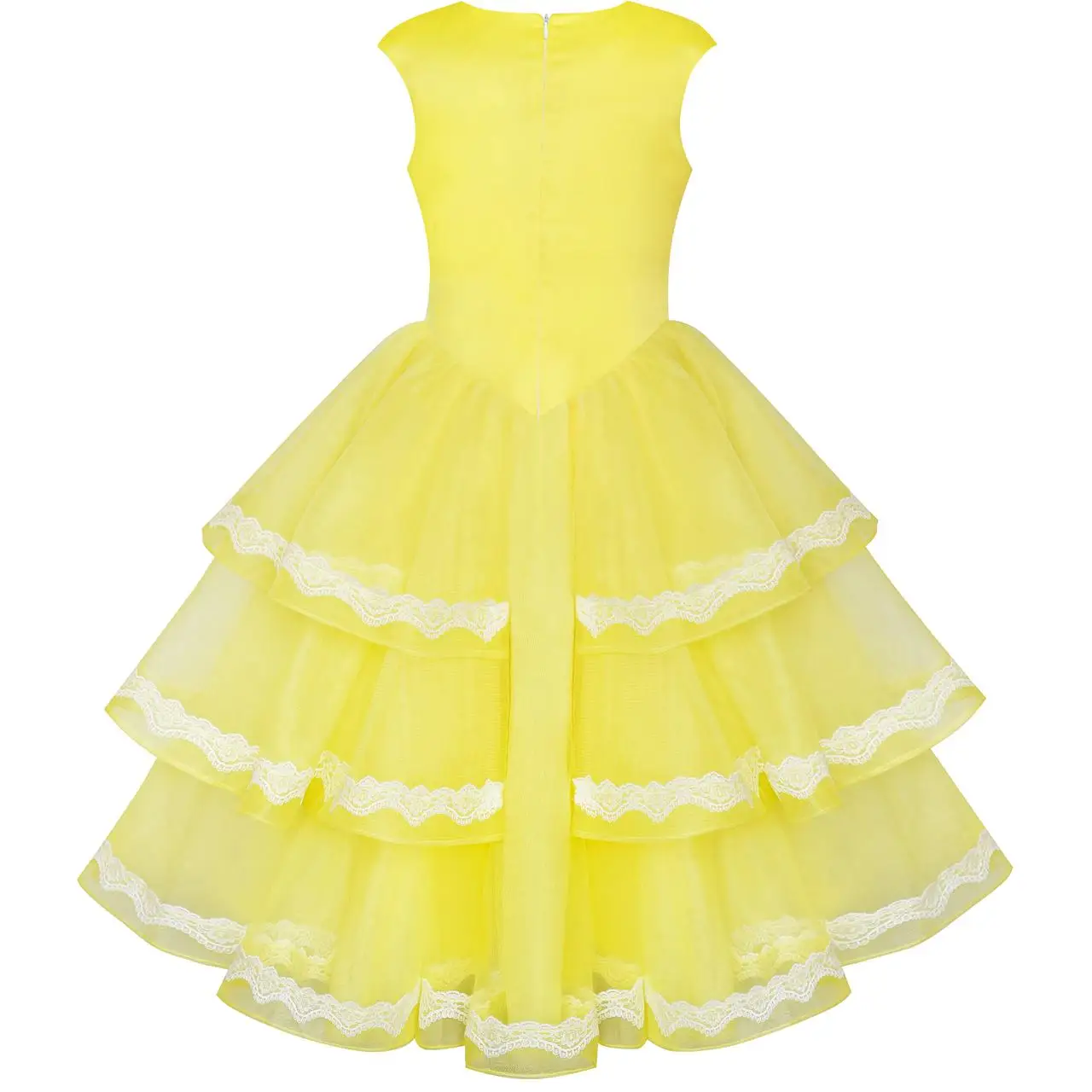 Sunny Fashion платья для девочек платье Мяч Платье Принцесса красавица красота и зверь
