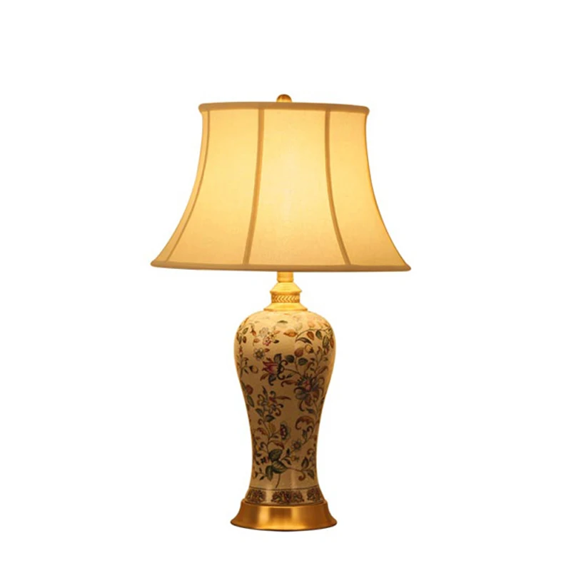 Керамическая Настольная лампа MLZAOSN медная в китайском стиле | Освещение