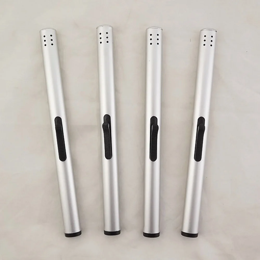 Hot Sale Germany Brand 7&quot Gas Kitchen Lighter Aluminum BBQ Lighters Gun Windproof Fireplace Novelty Gadget For Picnic Cooking |