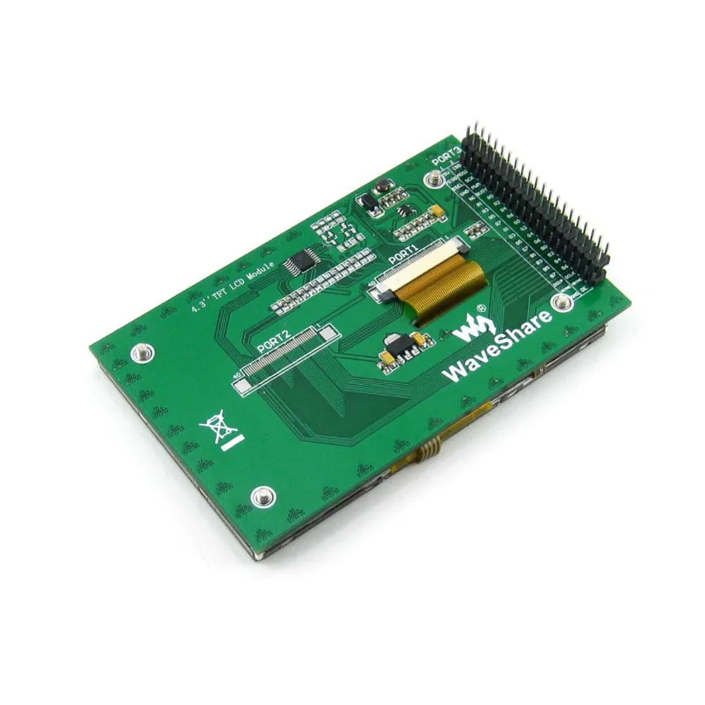 ЖК дисплей Waveshare 4 3 дюйма 480x272 сенсорный (B) TFT многоцветной Графический с сенсорным