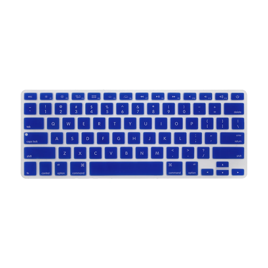 blue Защитная пленка для клавиатуры ноутбука для macbook air 13 pro 15 дюймов A1466 A1502 A1278 A1398 Силиконовая накладка для клавиатуры США - Цвет: blue
