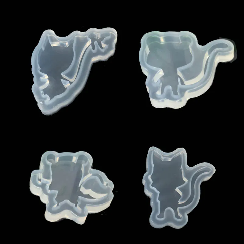 1PC Kinds of Cat Pendant DIY Silicone Mold Dried Flower Jewelry Accessories Tools Equipments Resin Molds | Украшения и аксессуары