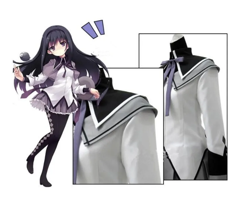 Костюм для косплея Puella Magi Madoka Magica Homura Akemi индивидуальное вечернее платье юбка