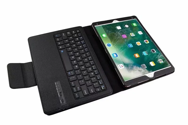 Новинка для iPad 9 7 2017 2018 A1893 Беспроводная Bluetooth клавиатура полностью кожаный чехол 5