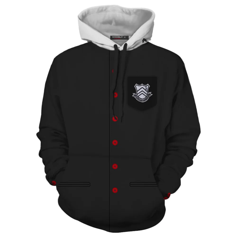 CostumeBuy Persona 5 Ren Amamiya Косплей Толстовка Топ P5 Akira Kurusu с длинным рукавом Толстовка пуловеры свитер куртка L920
