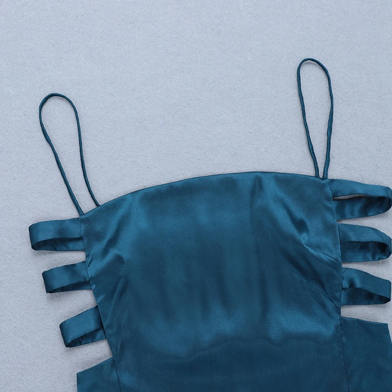 Женское облегающее платье INDRESSME Клубное до колена с вырезами квадратным вырезом