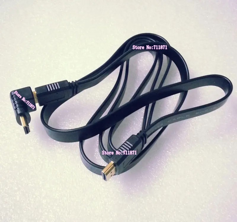 270 градусов HDMI адаптер 1 4 Версия 5 м от мужчины к мужчине мягкая лента кабель