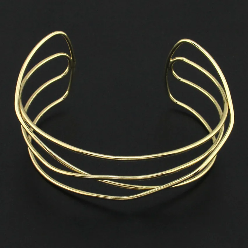MANILAI Fashion Jewelry Choker Necklaces For Women Chokers Collar Statement Necklace Maxi Female Alloy Torques Gold Silver Color | Украшения