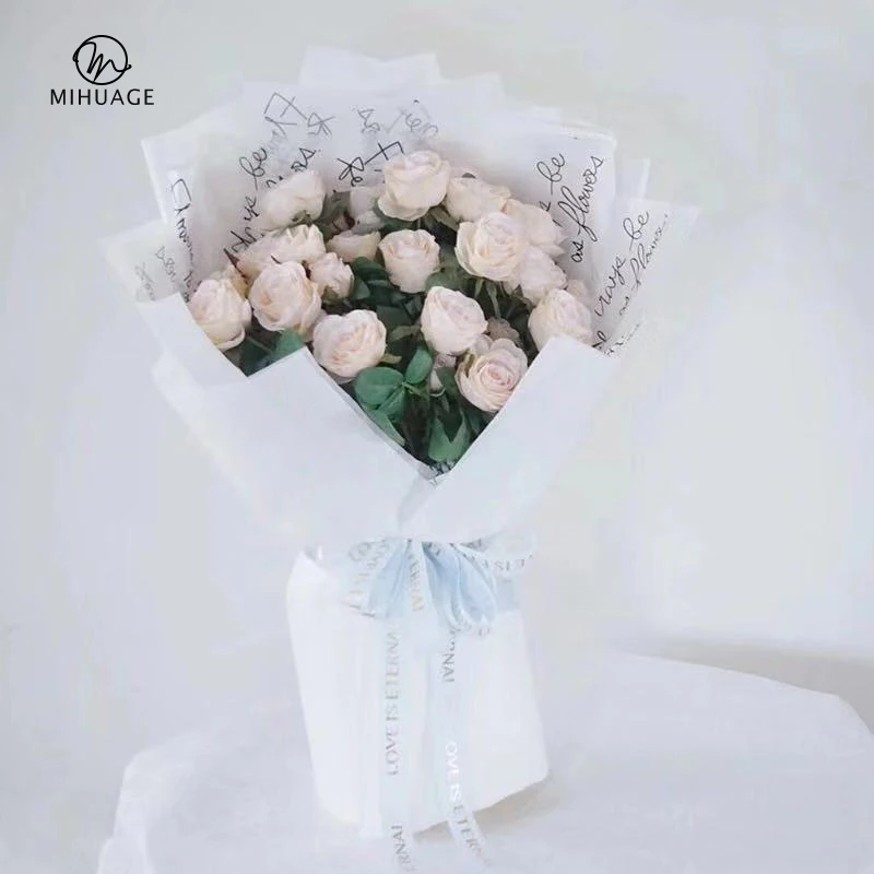 

MiHuaGe 20Pcs Packing Paper Wedding Engagement Party Birthday Solid Color Adult Valentine's Day Wedding Packing Paper