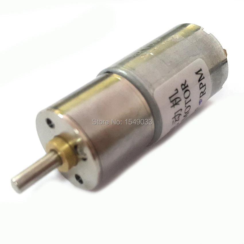 Новый 16 мм высокий крутящий момент 8 об/мин 12 В DC мотор-редуктор Мотор dc