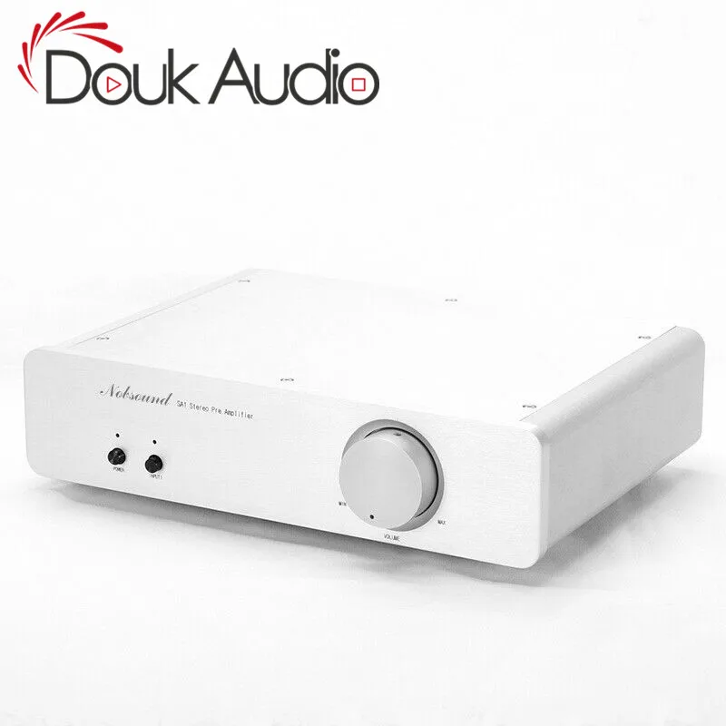 Nobsound HiFi стерео 2-в-1-OUT предусилитель алюминиевого серебристого домашнего аудио